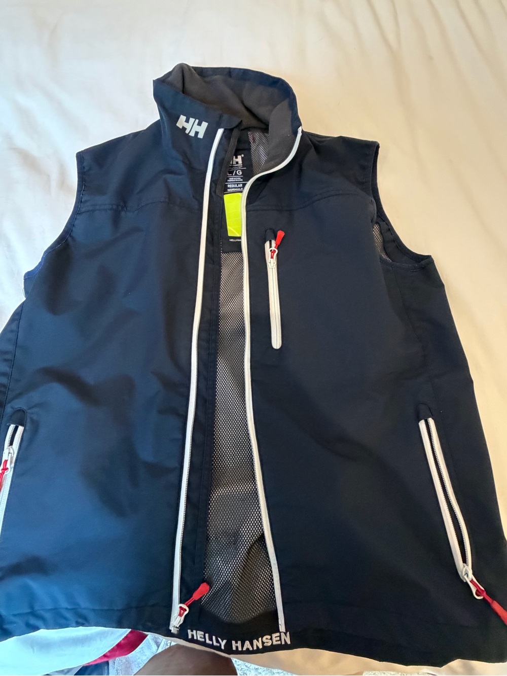 Helly Hansen Crew Sailing Vest Navy Men’s Large L Waterproof